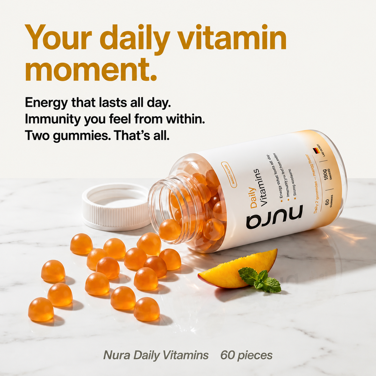 Nura Daily — Multivitamin Gummies · 60 gummies