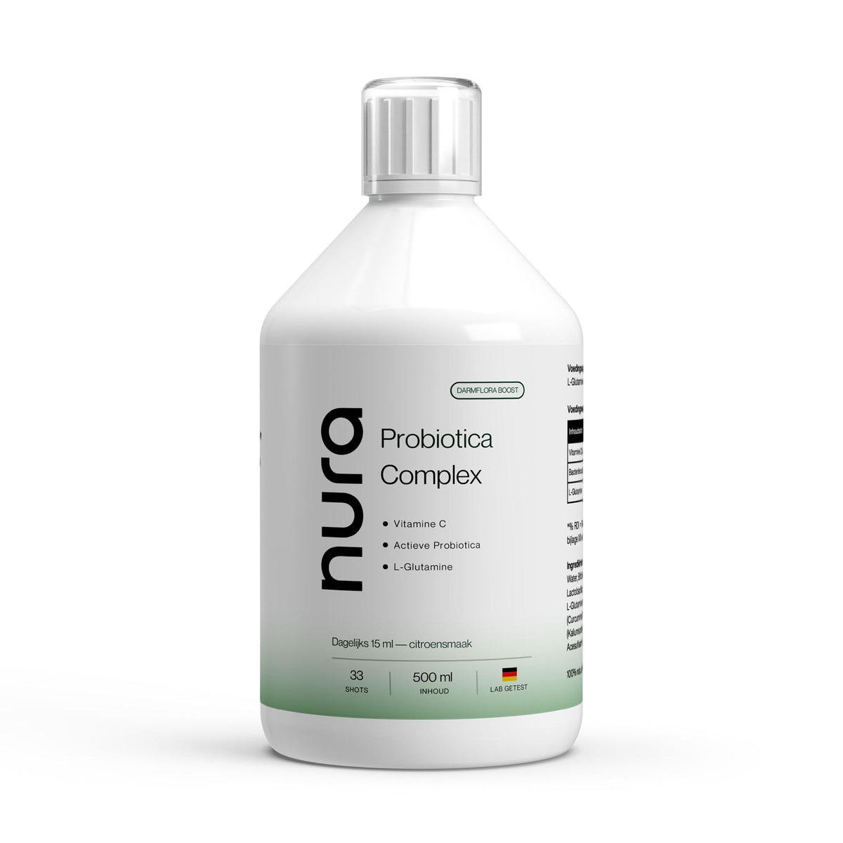 Nura Probiotica Shots - Citroensmaak - 500ml