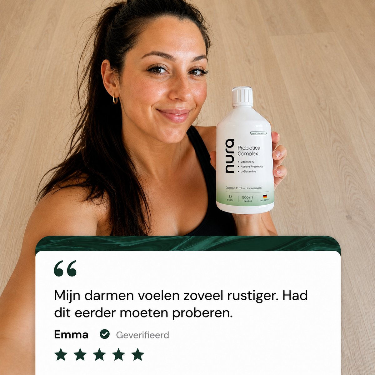Nura Probiotica Shots - Citroensmaak - 500ml