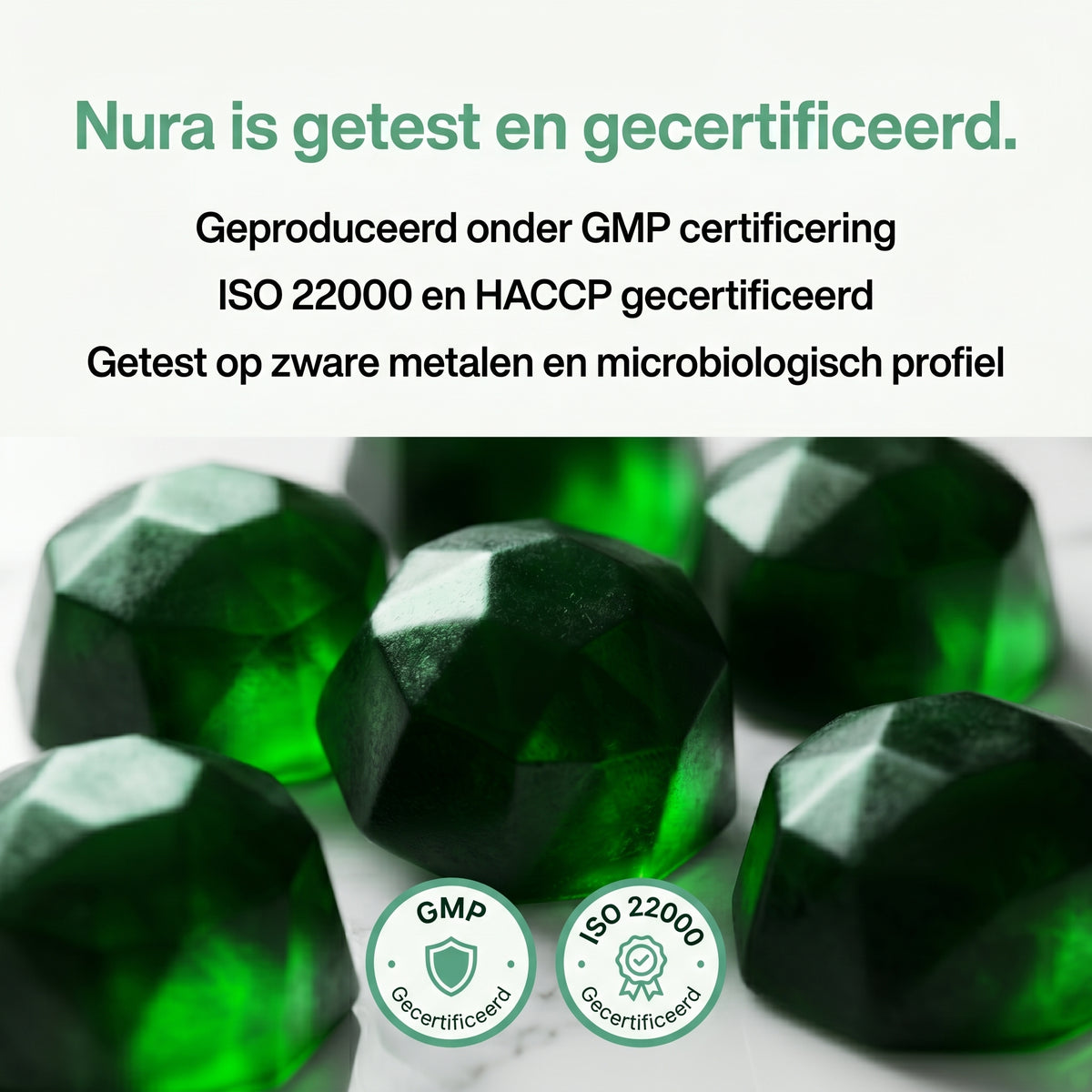 Nura Appelazijn Gummies - Appelsmaak - 60 Gummies