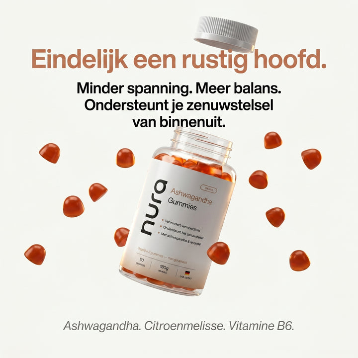 Ashwagandha + Vitamin B6 Gummies - 60 pcs.