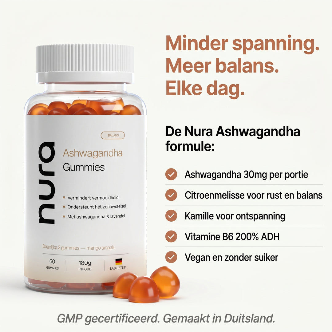 Ashwagandha + Vitamin B6 Gummies - 60 pcs.