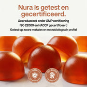Nura Ashwagandha Gummies - Mangosmaak - 60 Gummies