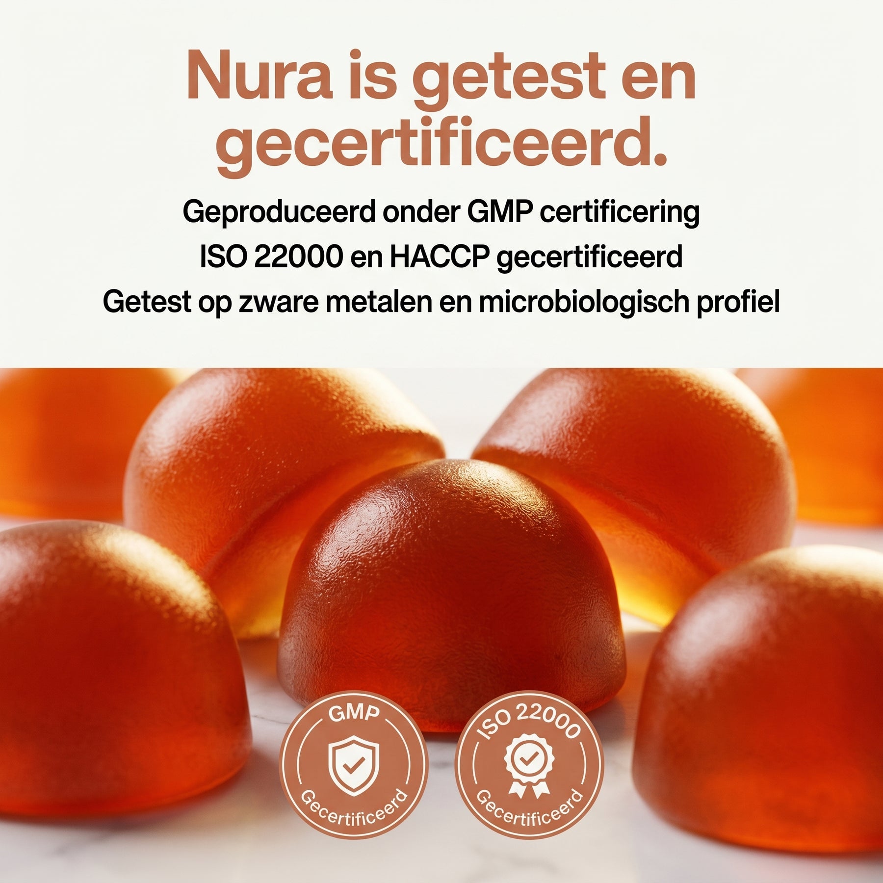 Nura Ashwagandha Gummies - Mangosmaak - 60 Gummies