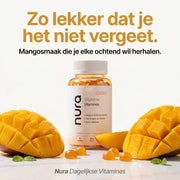 Nura Dagelijkse Vitamines - Mangosmaak - 60 Gummies