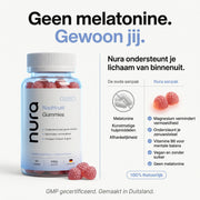 Nura Nachtrust Gummies - Frambozensmaak - 60 Gummies