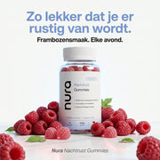 Nura Nachtrust Gummies - Frambozensmaak - 60 Gummies