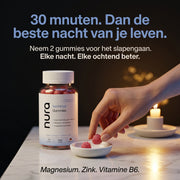 Nura Nachtrust Gummies - Frambozensmaak - 60 Gummies