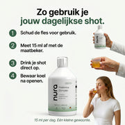 Nura Probiotica Shots - Citroensmaak - 500ml