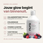 Nura Marine Collageen Shots - Bosvruchtensmaak - 500ml
