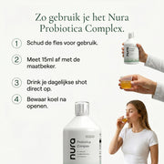 Nura Probiotica Shots - Citroensmaak - 500ml